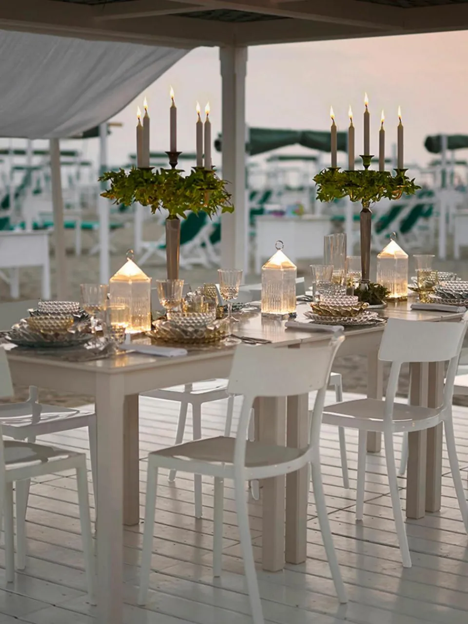 Mobiel LED tafellamp Lantern met oplader, dimbaar^Kartell Hot
