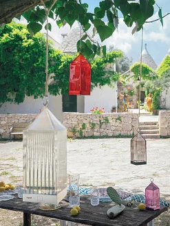 Mobiel LED tafellamp Lantern met oplader, dimbaar^Kartell New