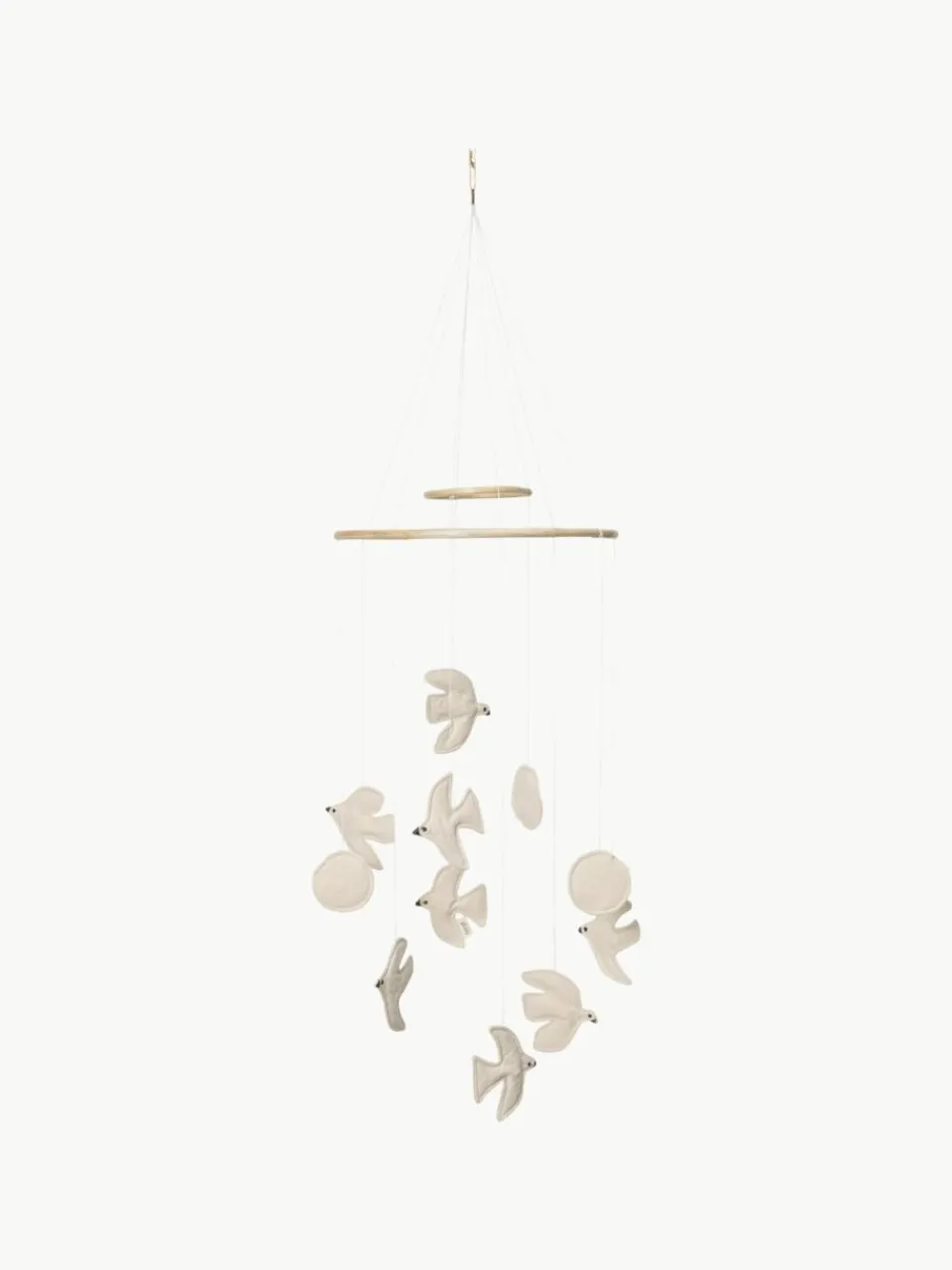 Mobiel Swif Bird van biokatoen^ferm LIVING Kids Hot