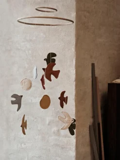 Mobiel Swif Bird van biokatoen^ferm LIVING Kids Hot