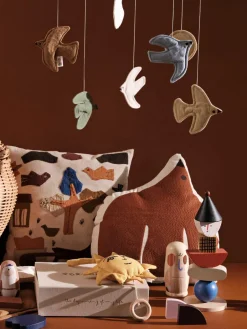 Mobiel Swif Bird van biokatoen^ferm LIVING Kids Hot