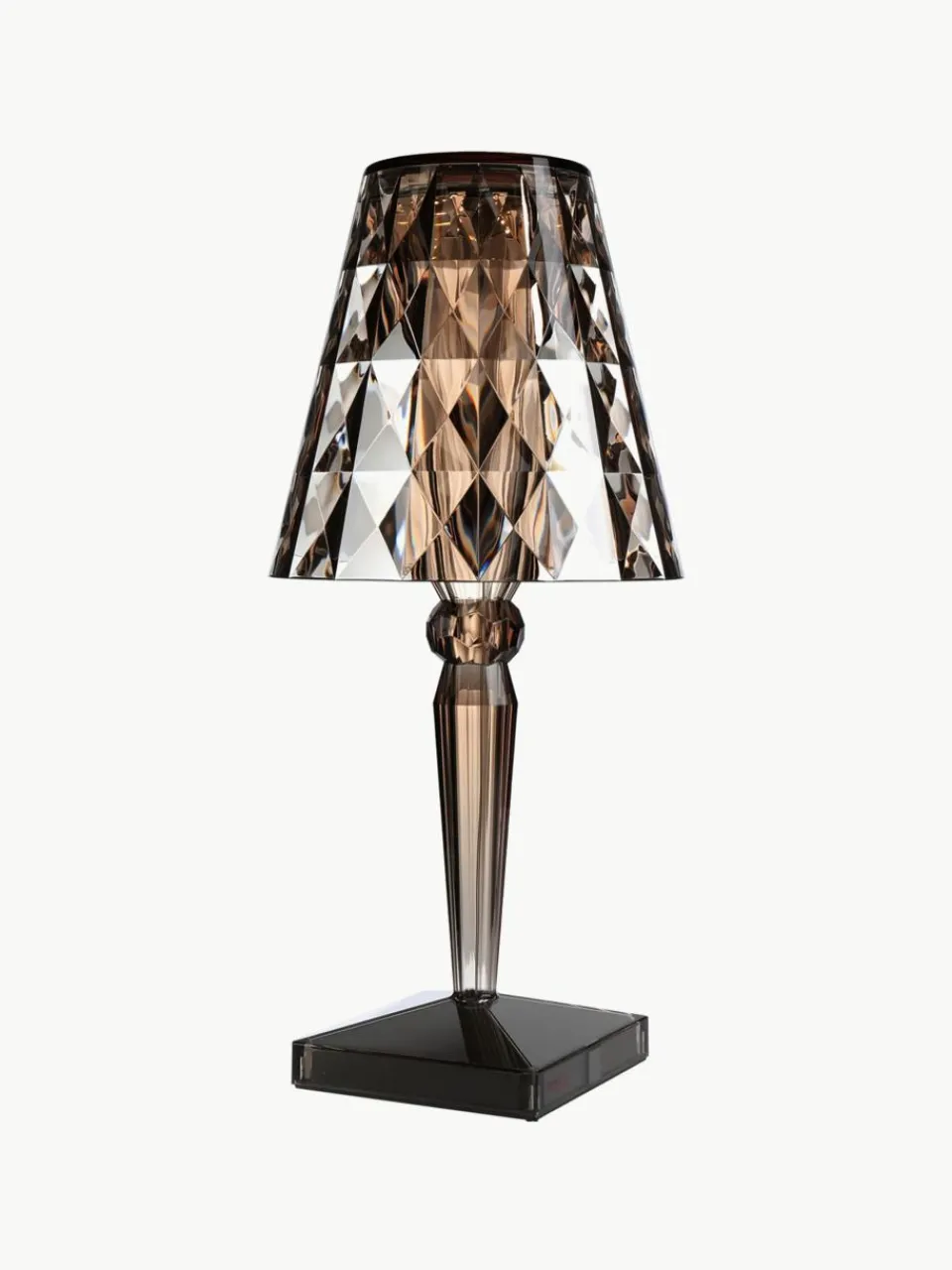 Mobiele dimbare LED tafellamp Battery, H 37 cm^Kartell Best