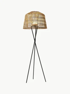 Mobiele dimbare tripod LED vloerlamp Amalfi met afstandsbediening^Westwing Hot