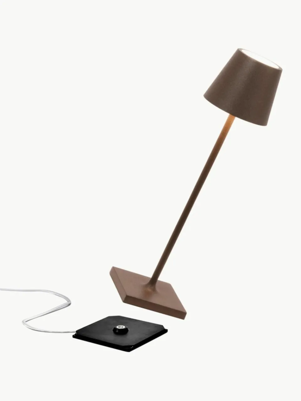 Mobiele LED tafellamp Poldina, dimbaar^zafferano Outlet