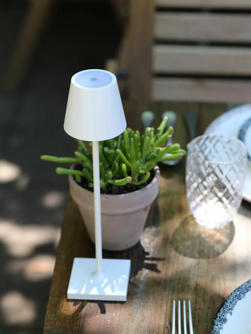 Mobiele LED tafellamp Poldina, dimbaar^zafferano Online