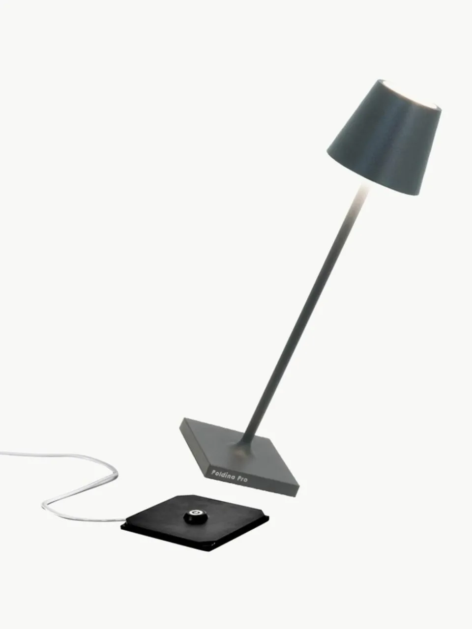 Mobiele LED tafellamp Poldina, dimbaar^zafferano New