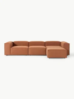 Modulaire bank Lennon (4-zits) met poef (links/rechts)^Westwing Collection Sale