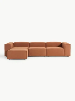 Modulaire bank Lennon (4-zits) met poef (links/rechts)^Westwing Collection Sale