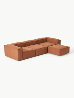 Modulaire bank Lennon (4-zits) met poef (links/rechts)^Westwing Collection Sale