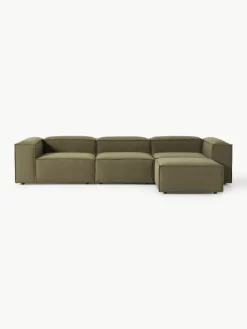 Modulaire bank Lennon (4-zits) met poef (links/rechts)^Westwing Collection Best