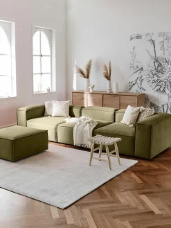 Modulaire bank Lennon (4-zits) met poef (links/rechts)^Westwing Collection Best