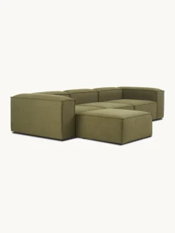 Modulaire bank Lennon (4-zits) met poef (links/rechts)^Westwing Collection Best