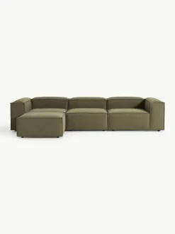 Modulaire bank Lennon (4-zits) met poef (links/rechts)^Westwing Collection Best