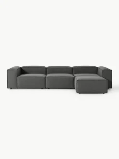 Modulaire bank Lennon (4-zits) met poef (links/rechts)^Westwing Collection Online