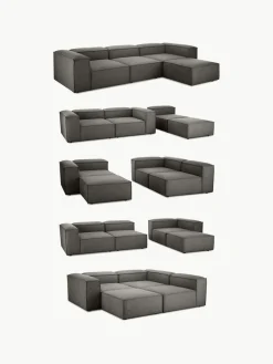 Modulaire bank Lennon (4-zits) met poef (links/rechts)^Westwing Collection Online