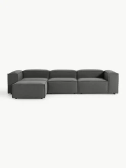 Modulaire bank Lennon (4-zits) met poef (links/rechts)^Westwing Collection Online