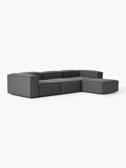 Modulaire bank Lennon (4-zits) met poef (links/rechts)^Westwing Collection Online