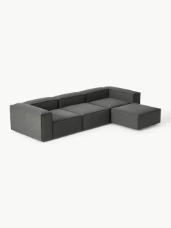 Modulaire bank Lennon (4-zits) met poef (links/rechts)^Westwing Collection Online