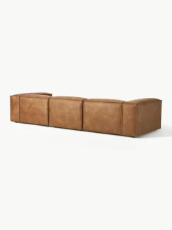 Modulaire bank Lennon (4-zits) van gerecycled leer^Westwing Collection New
