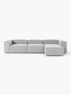 Modulaire bank Lennon (4-zits) met poef (links/rechts)^Westwing Collection Sale