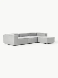 Modulaire bank Lennon (4-zits) met poef (links/rechts)^Westwing Collection Sale
