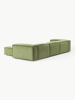 Modulaire bank Lennon (4-zits) van corduroy met poef (links/rechts)^Westwing Collection Outlet