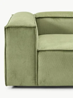 Modulaire bank Lennon (4-zits) van corduroy met poef (links/rechts)^Westwing Collection Outlet