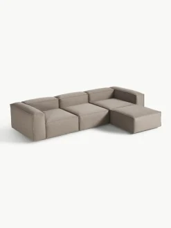Modulaire bank Lennon (4-zits) met poef (links/rechts)^Westwing Collection Sale