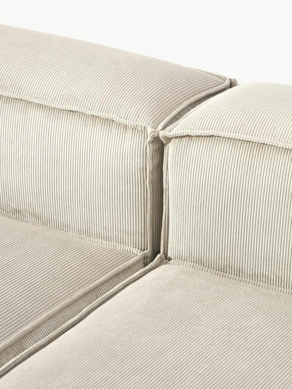 Modulaire bank Lennon (3-zits) van corduroy^Westwing Collection New