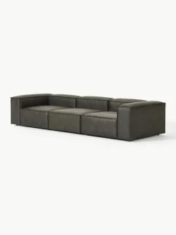 Modulaire bank Lennon (4-zits) van gerecycled leer^Westwing Collection Outlet