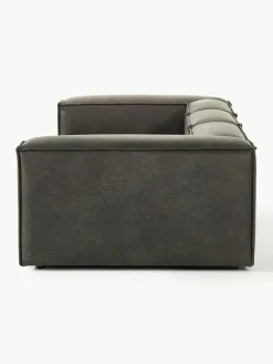 Modulaire bank Lennon (4-zits) van gerecycled leer^Westwing Collection Outlet