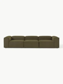Modulaire bank Lennon (4-zits) uit bouclé^Westwing Collection Discount