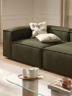 Modulaire bank Lennon (4-zits) uit bouclé^Westwing Collection Discount