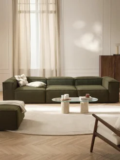 Modulaire bank Lennon (4-zits) uit bouclé^Westwing Collection Discount