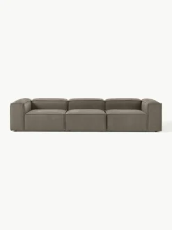 Modulaire bank Lennon (4-zits) uit bouclé^Westwing Collection New