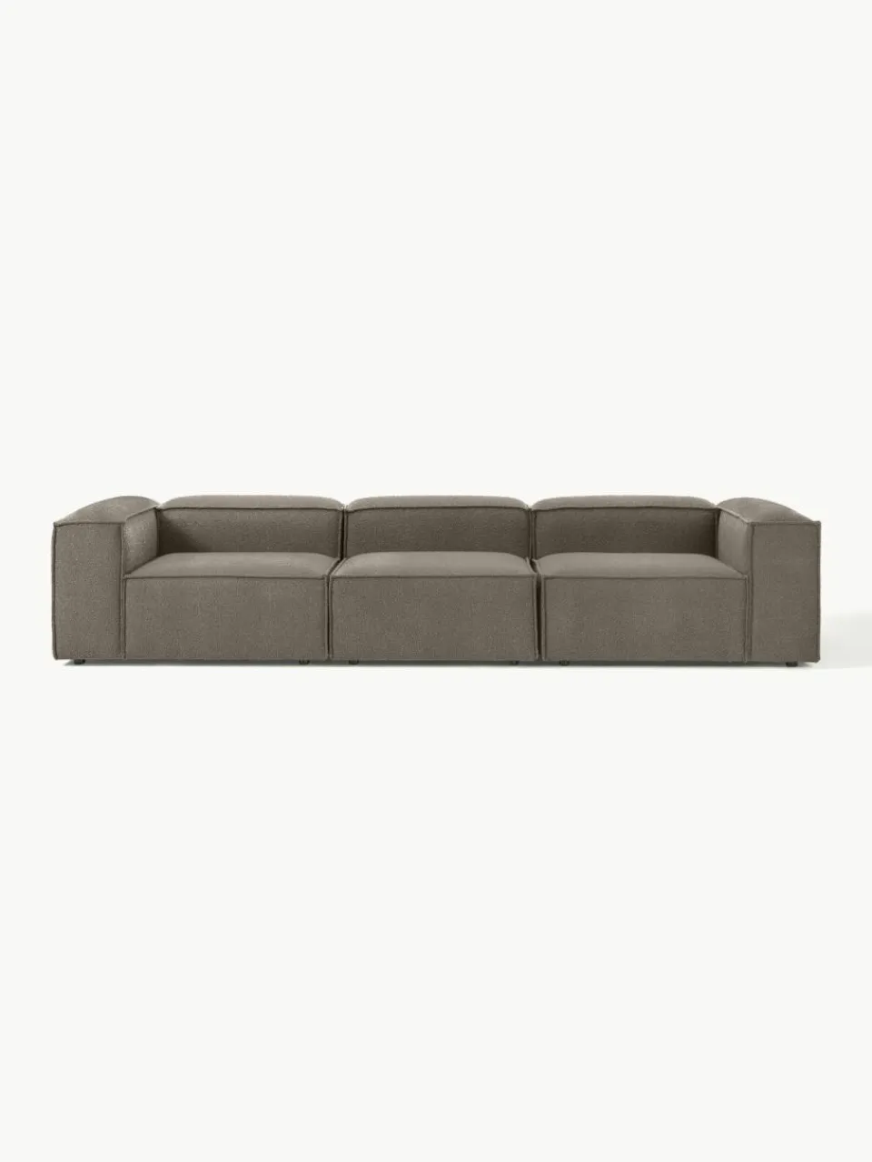 Modulaire bank Lennon (4-zits) uit bouclé^Westwing Collection New