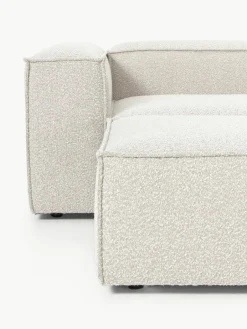 Modulaire bank Lennon (4-zits) uit bouclé met poef (links/rechts)^Westwing Collection Fashion