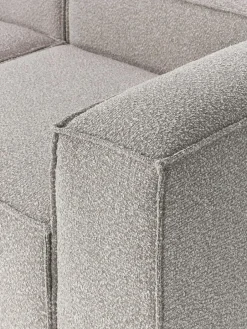 Modulaire bank Lennon (3-zits) uit bouclé^Westwing Collection Clearance