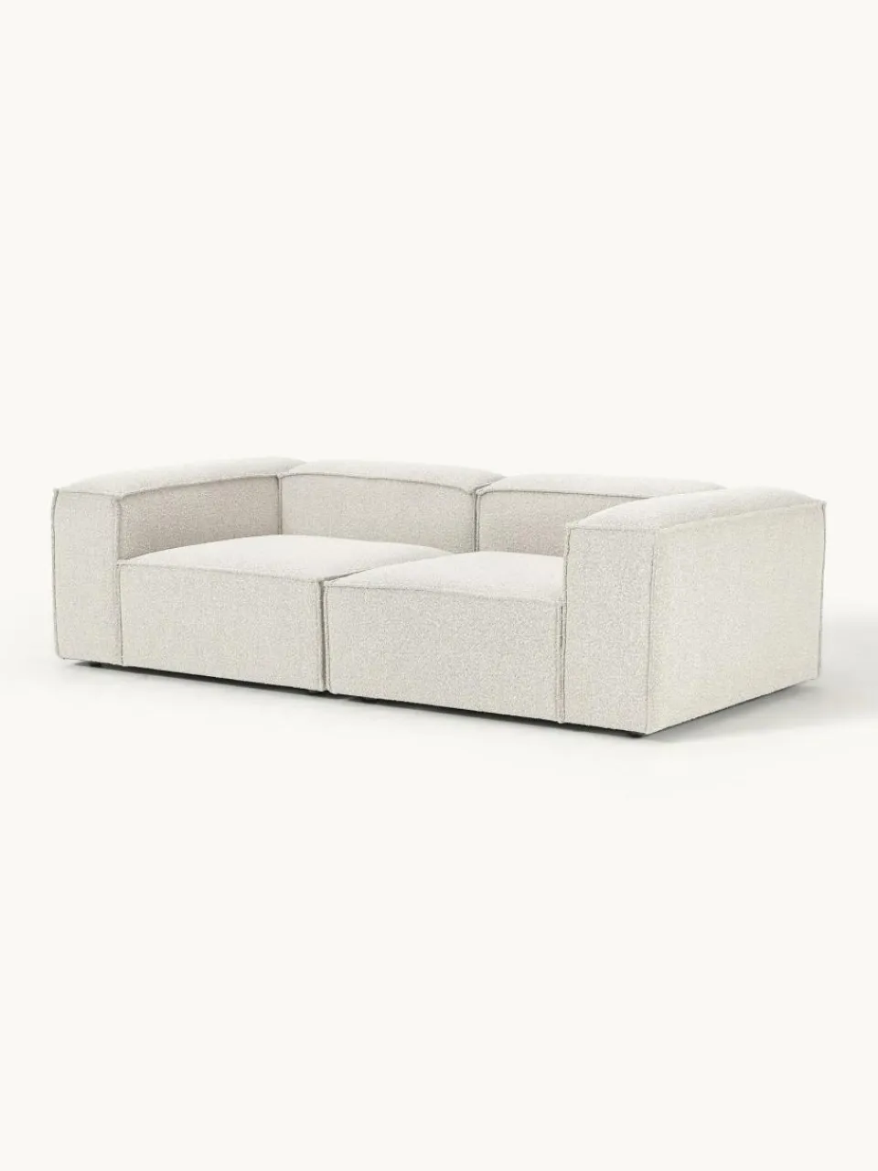 Modulaire bank Lennon (3-zits) uit bouclé^Westwing Collection Fashion