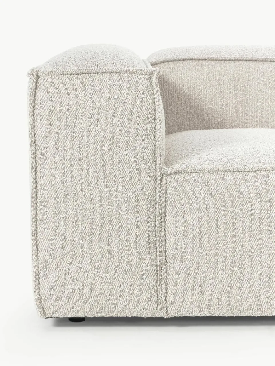 Modulaire bank Lennon (3-zits) uit bouclé^Westwing Collection Fashion