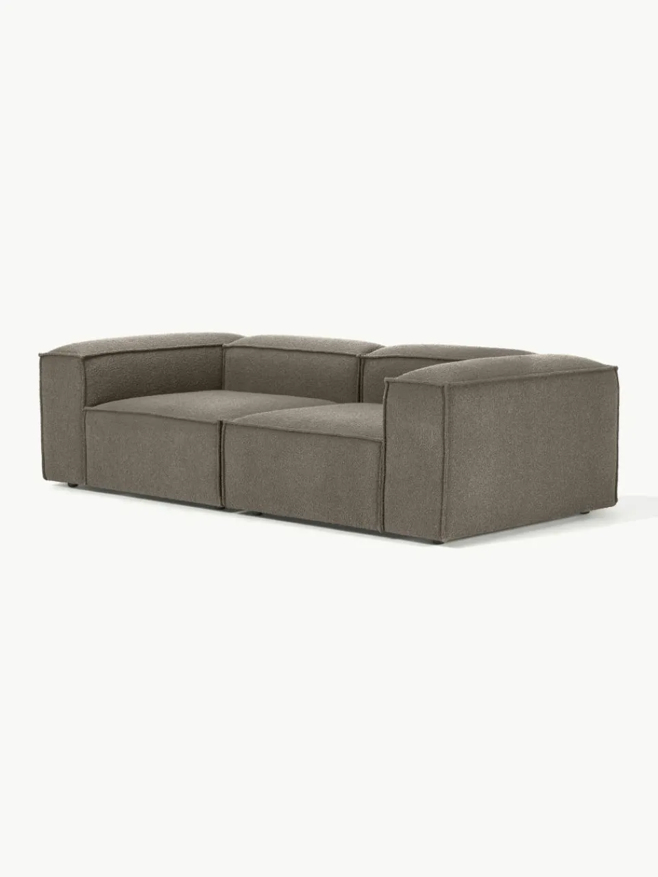 Modulaire bank Lennon (3-zits) uit bouclé^Westwing Collection Outlet