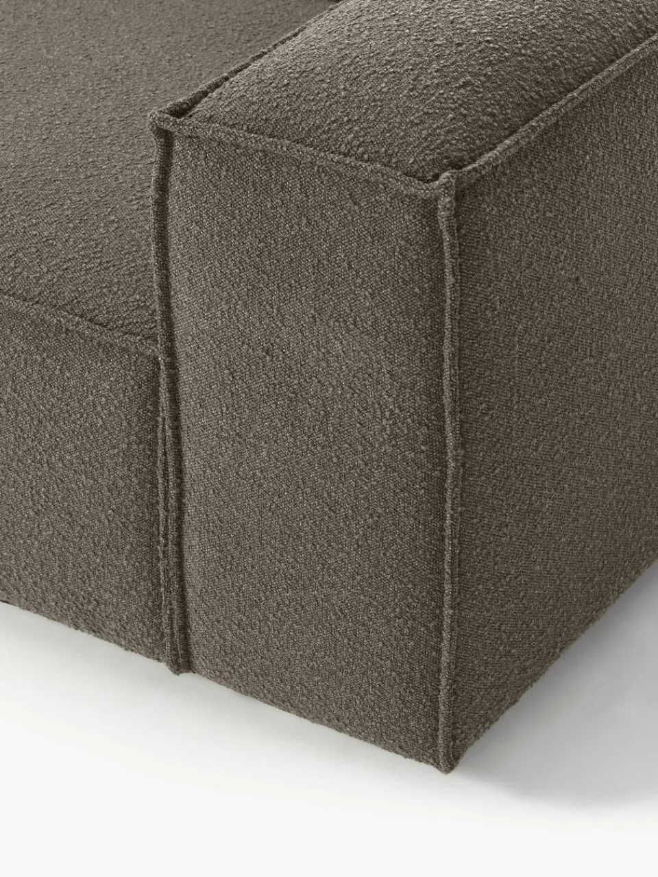 Modulaire bank Lennon (3-zits) uit bouclé^Westwing Collection Outlet