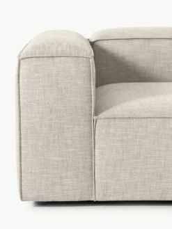Modulaire bank Lennon (4-zits) van linnenmix met poef (links/rechts)^Westwing Collection Best