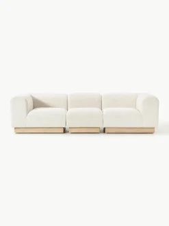 Modulaire bank Natalie (3-zits) van teddy-bouclé^Westwing Collection Online