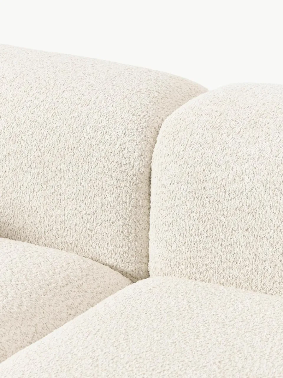 Modulaire bank Natalie (3-zits) van teddy-bouclé^Westwing Collection Online