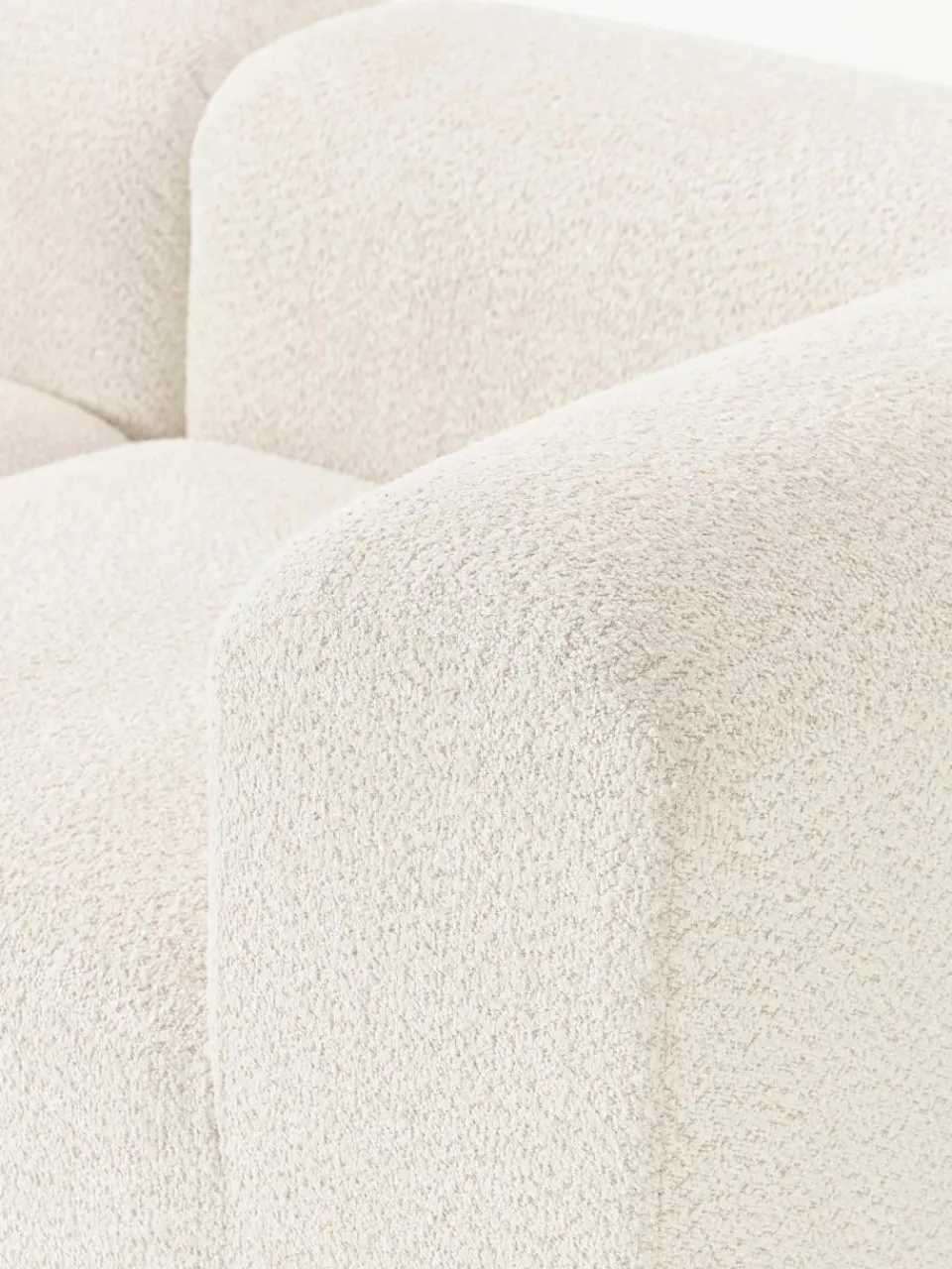 Modulaire bank Natalie (3-zits) van teddy-bouclé^Westwing Collection Online