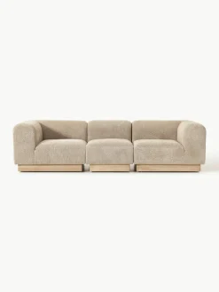 Modulaire bank Natalie (3-zits) van teddy-bouclé^Westwing Collection Outlet