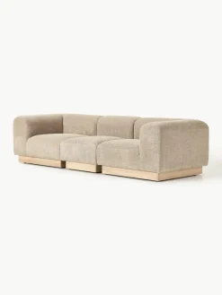 Modulaire bank Natalie (3-zits) van teddy-bouclé^Westwing Collection Outlet
