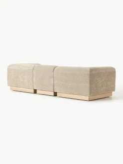Modulaire bank Natalie (3-zits) van teddy-bouclé^Westwing Collection Outlet