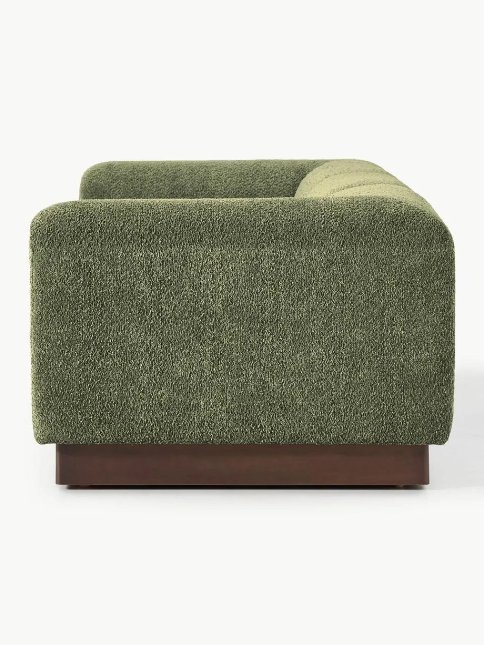 Modulaire bank Natalie (3-zits) van teddy-bouclé^Westwing Collection Hot